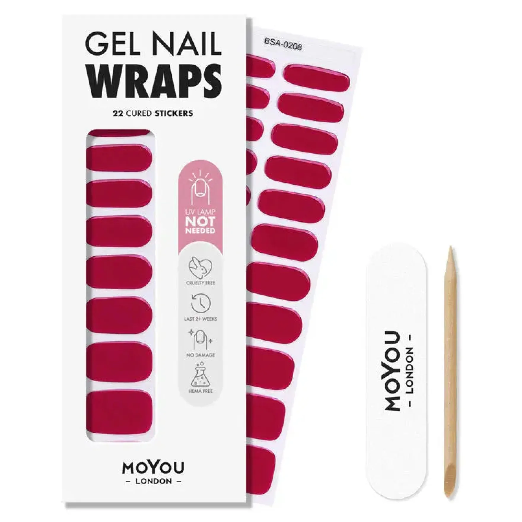 Non-UV Gel Wraps Hot Drama