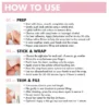 Non-UV Gel Wraps Savage Chic