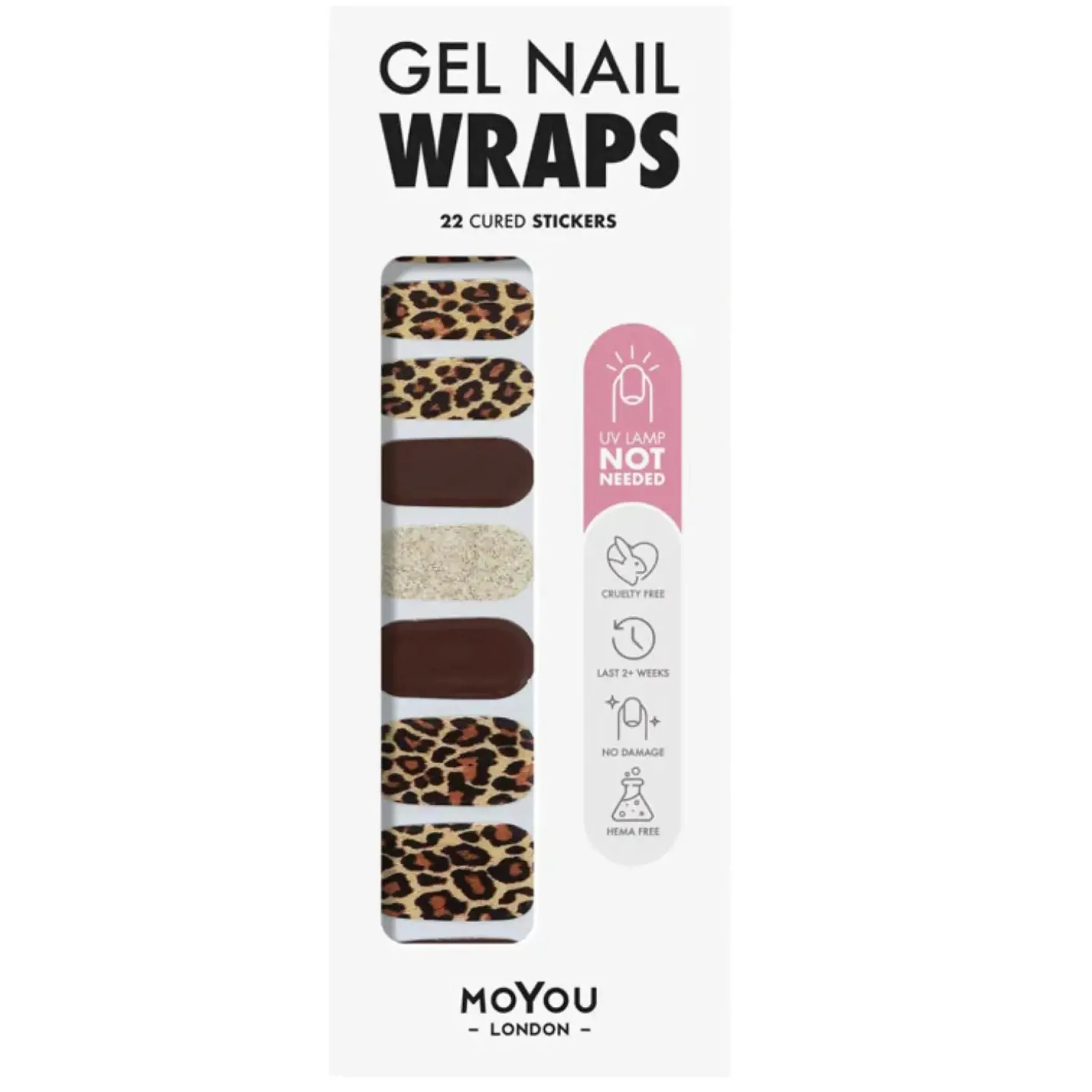 Non-UV Gel Wraps Savage Chic