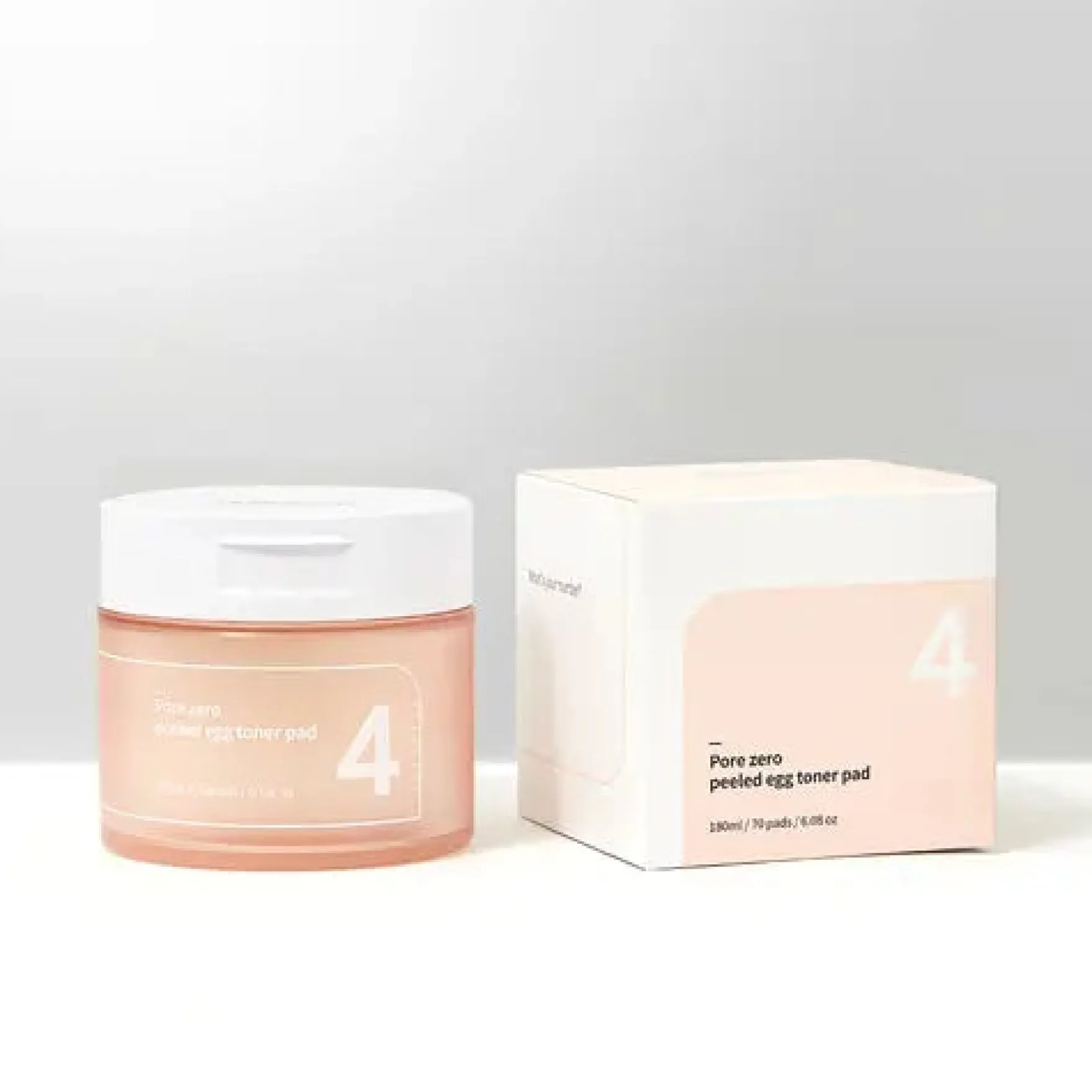 No.4 Pore Zero Peeled Egg Toner Pad