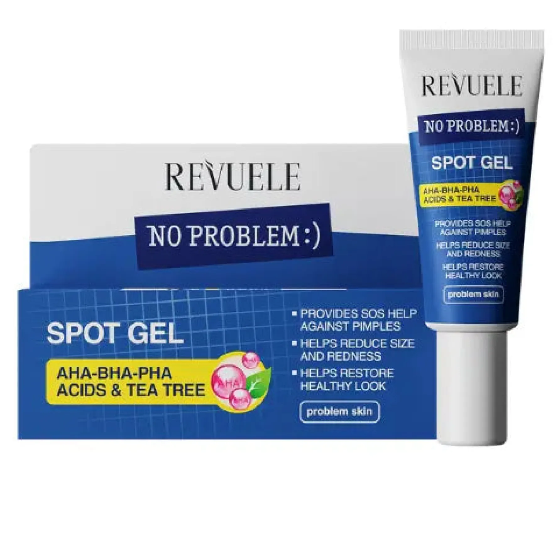 No Problem Spot Gel AHA-BHA-PHA Acids and Tea Tree