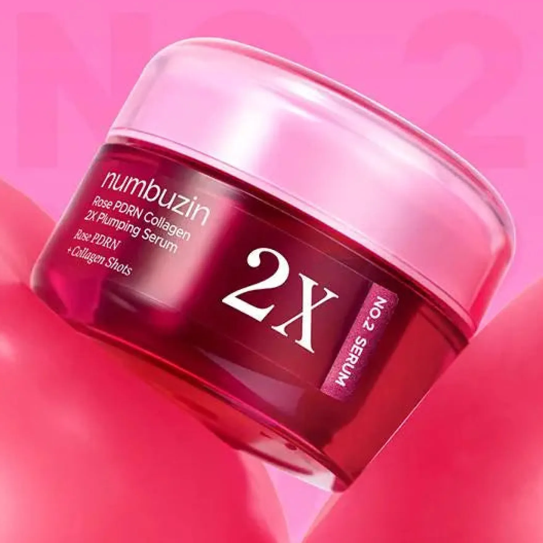No.2 Rose PDRN Collagen 2X Plumping Serum
