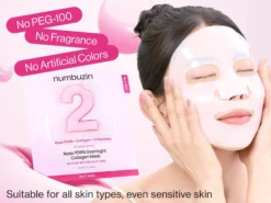 No.2 Rose PDRN Overnight Collagen Mask 4-Pack