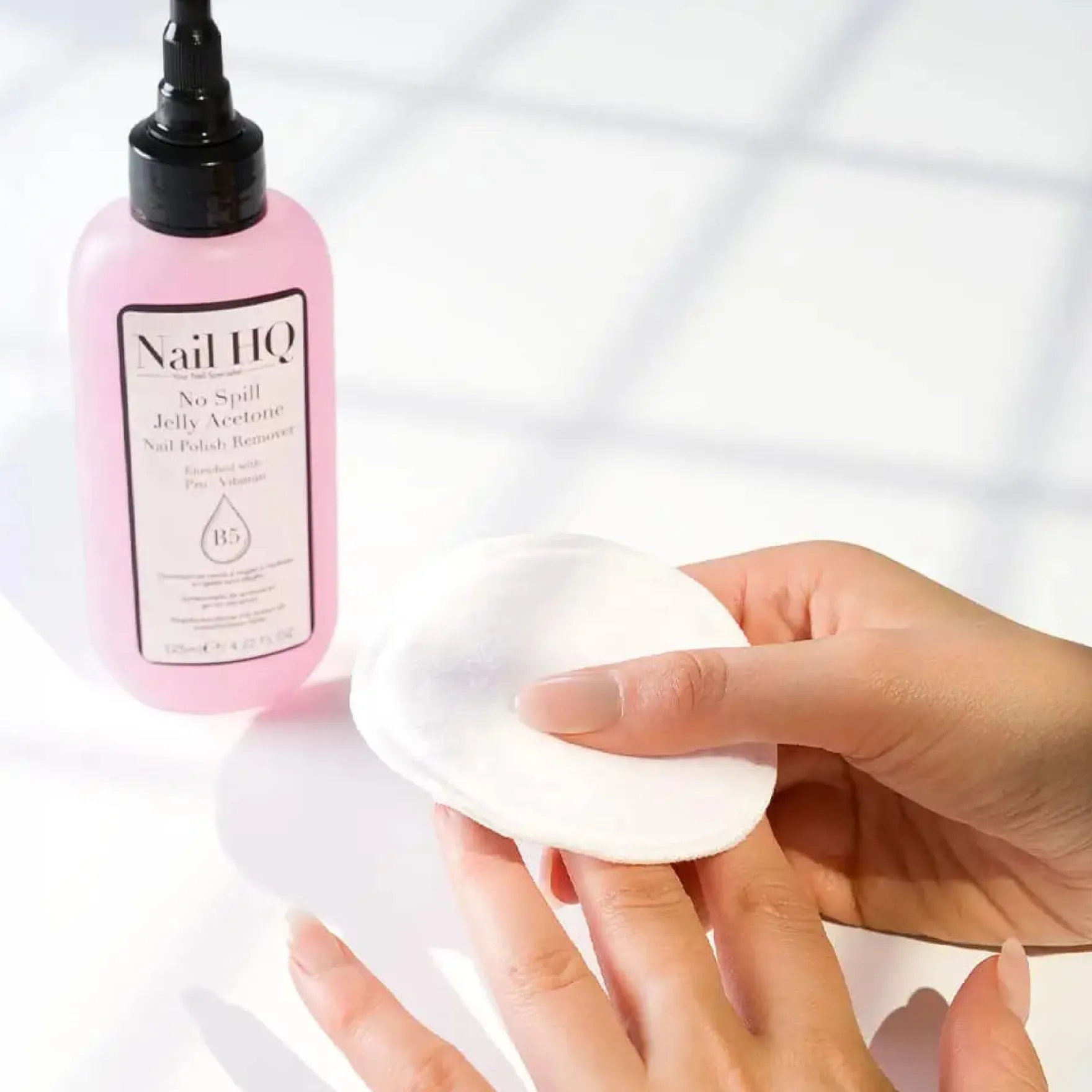 No Spill Jelly Acetone Nail Polish Remover 125ml