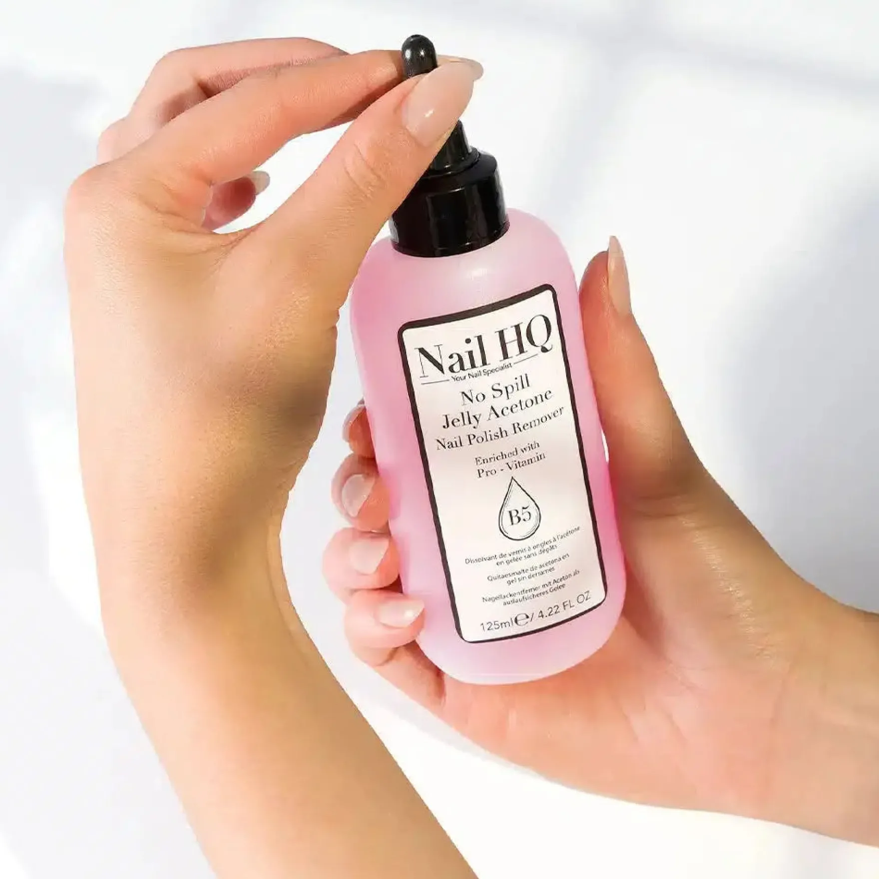 No Spill Jelly Acetone Nail Polish Remover 125ml