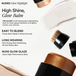 Nudies Glow Highlighter Stick Bubbly Bebe