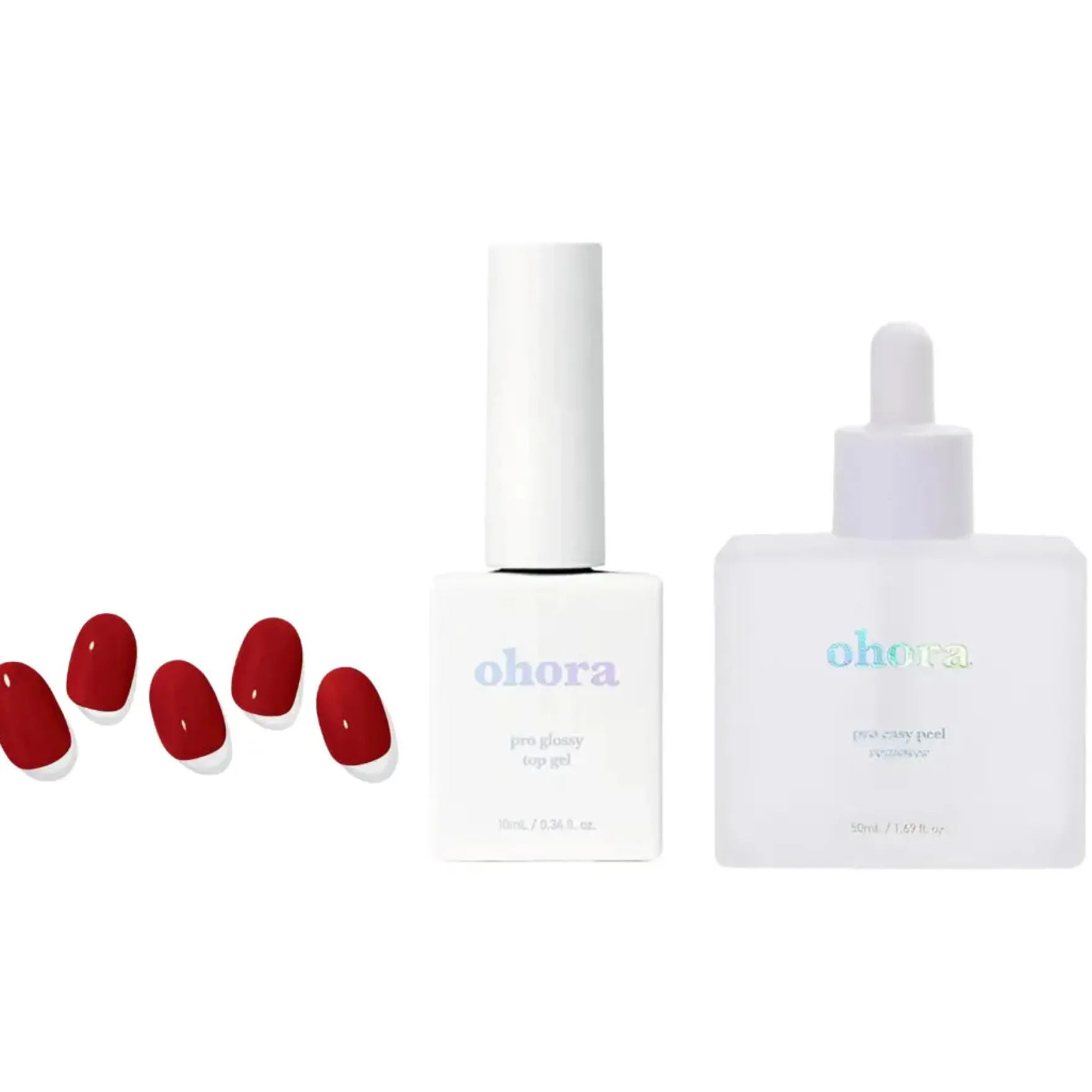 Ohora Semi Cured Gel Nail Strips Set