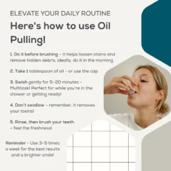 Oil Pulling Mouthwash Activated Charcoal