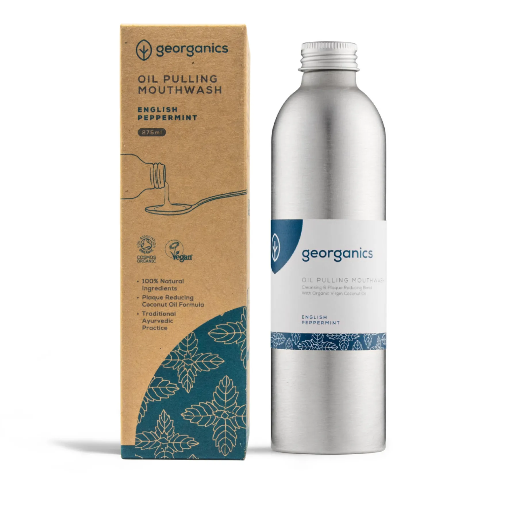 Oil Pulling Mouthwash English Peppermint