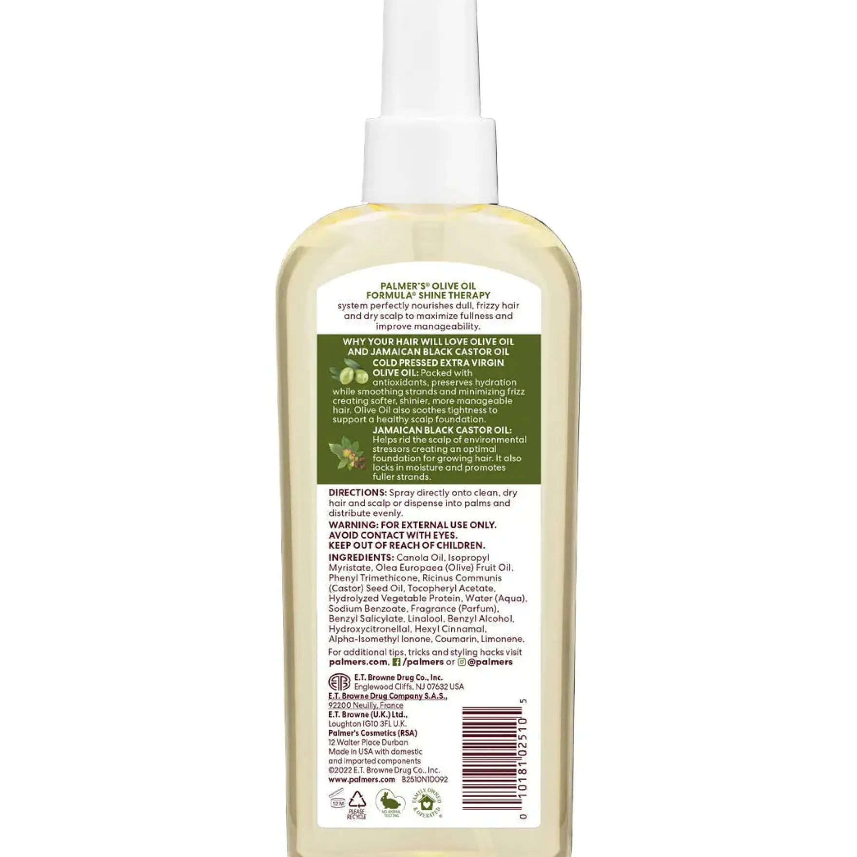 Olive Oil Formula Conditioning Hair + Scalp Oil