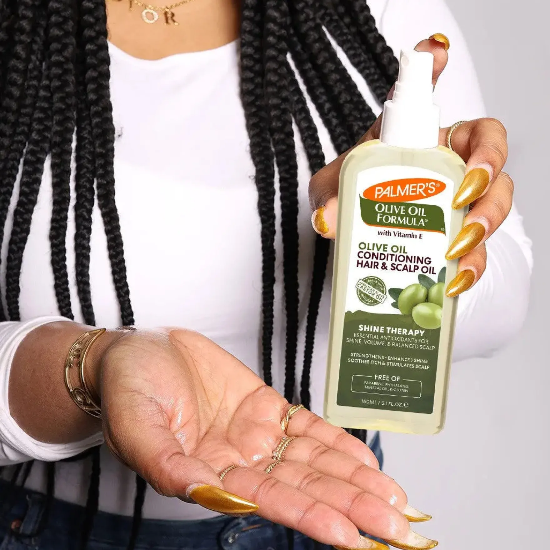 Olive Oil Formula Conditioning Hair + Scalp Oil