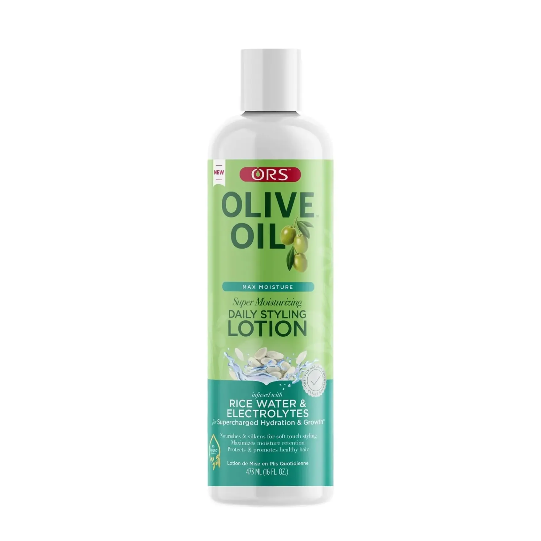 Olive Oil Max Moisture Rice Water Styling Lotion