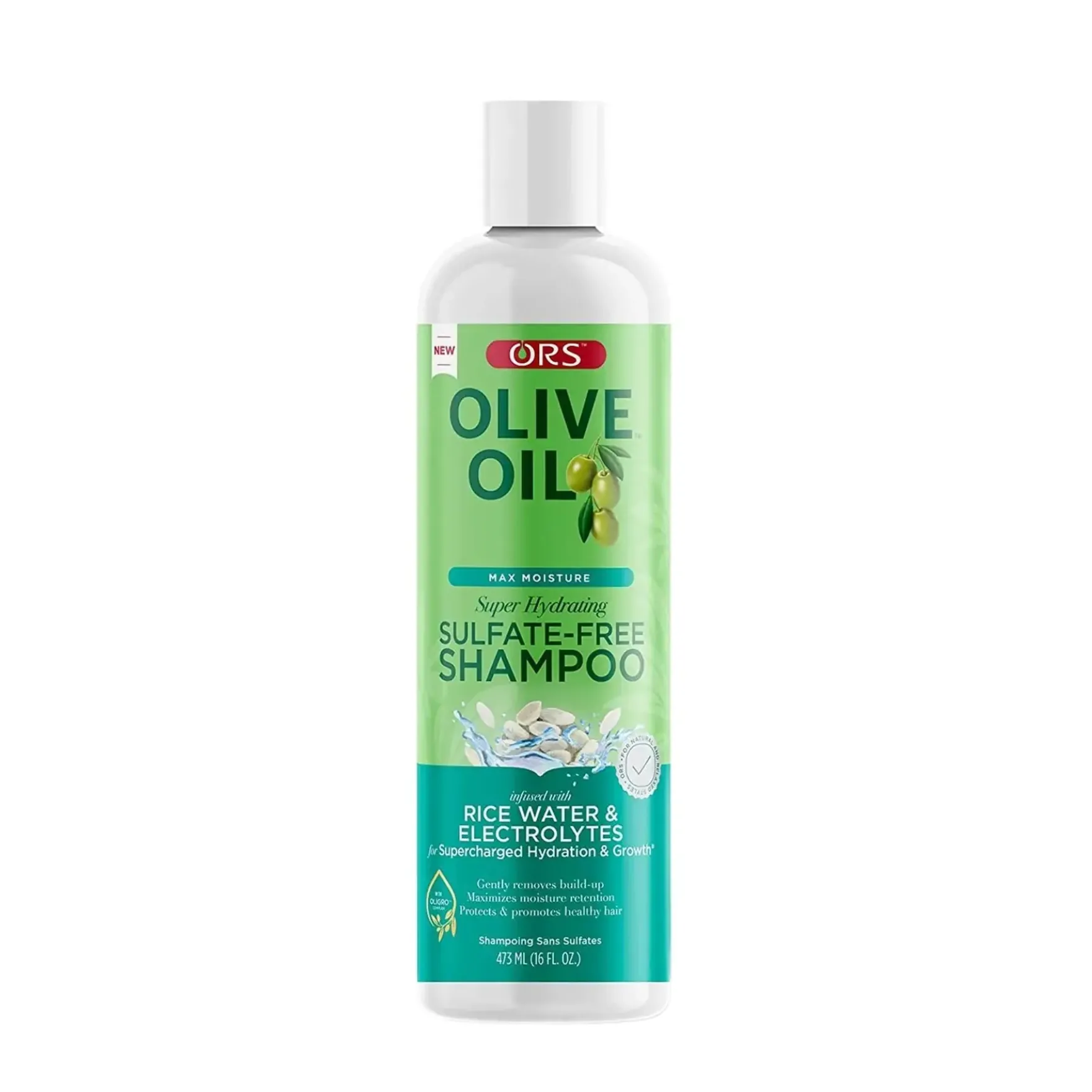 Olive Oil Max Moisture Rice Water Shampoo