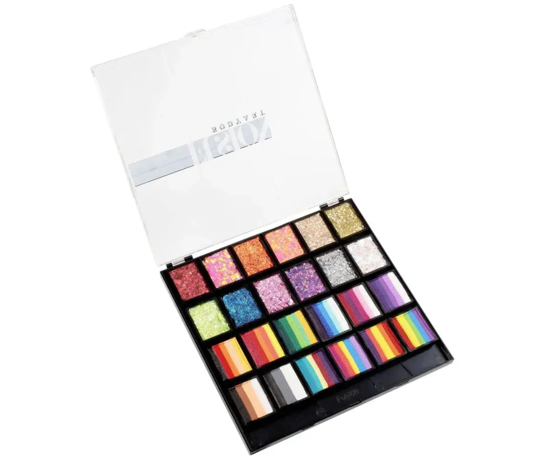 One Stroke & Glitter Cream Rainbow Party Palette