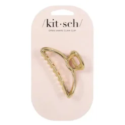 Open Shape Claw Clip Gold