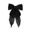 Oversized Bow Hair Clip Spiderweb