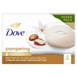 Pampering Shea Butter & Vanilla Beauty Bar 2-Pack