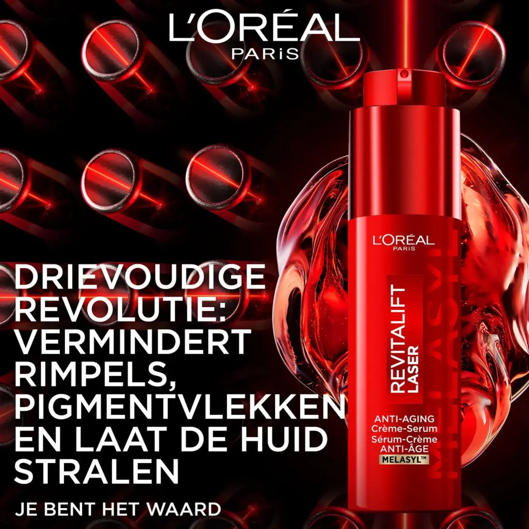 Paris Revitalift Laser Triple Laser Anti-Aging Crème-Serum