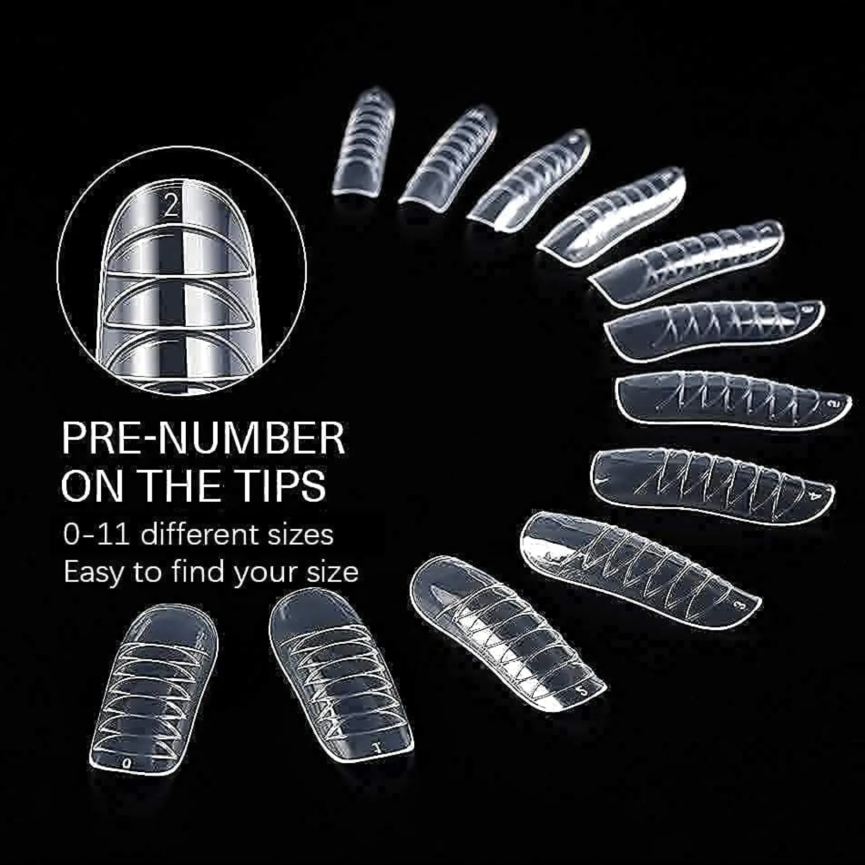 120pcs Extension Gel Dual Forms Full Cover