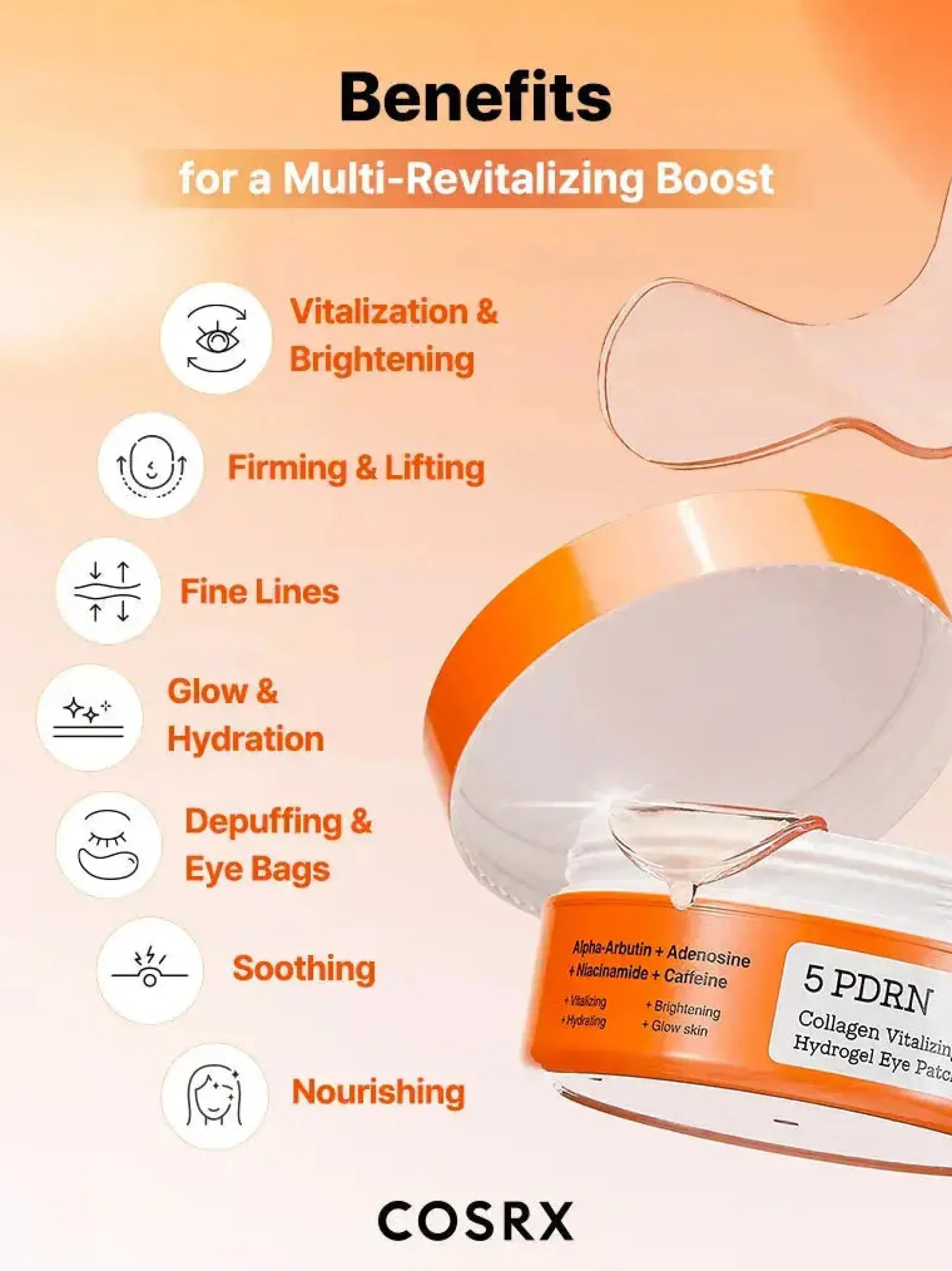 5 PDRN Collagen Vitalizing Hydrogel Eye Patch