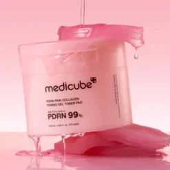 PDRN Pink Collagen Toning Gel Toner Pad