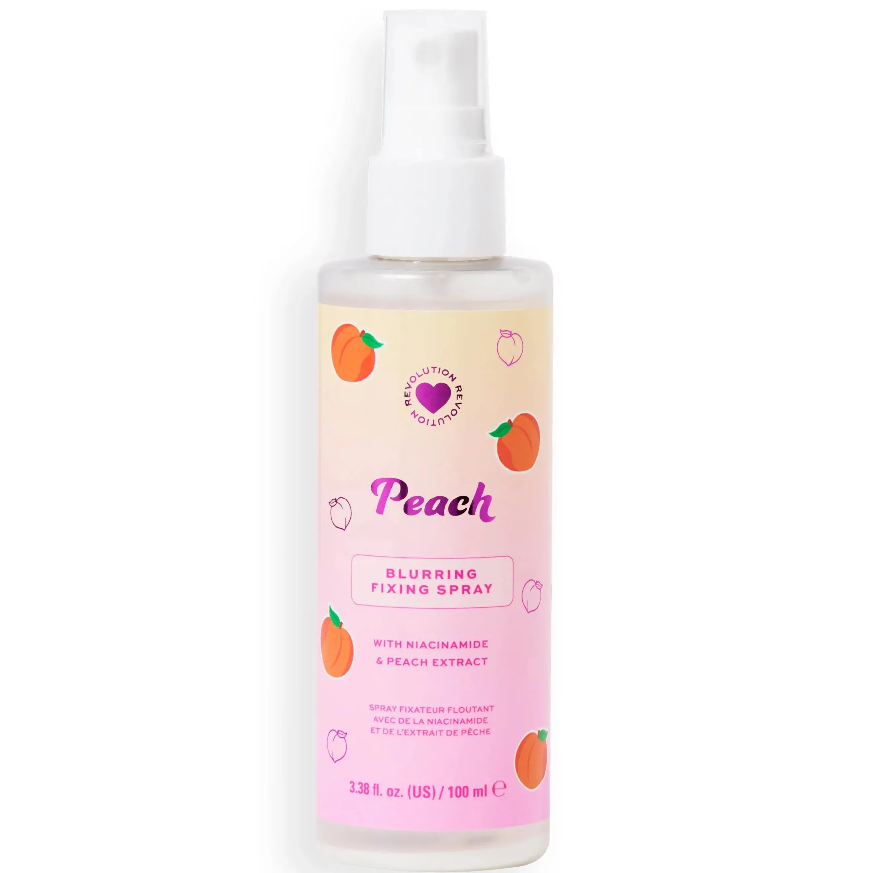 Peach Mattifying Fixing Spray