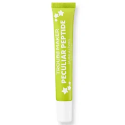 Peculiar Peptide Shimmer Lip Balm Mint Gold Clear