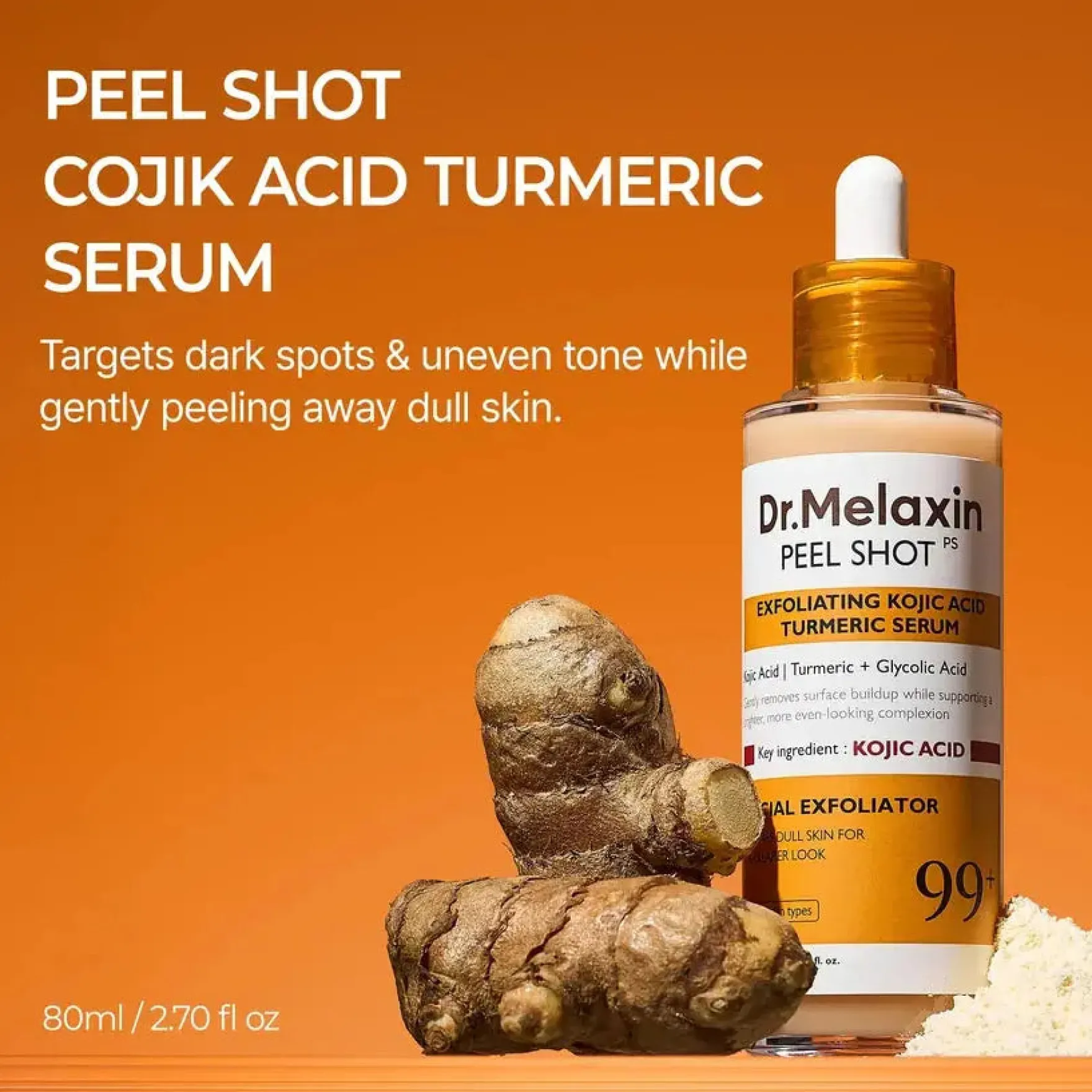 Peel Shot Exfoliating Kojic Acid Turmeric Serum