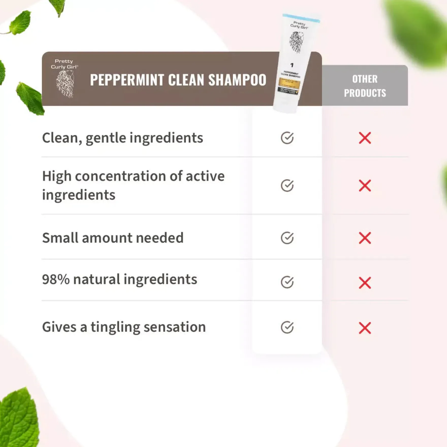 Peppermint Clean Shampoo & Leave In Conditioner