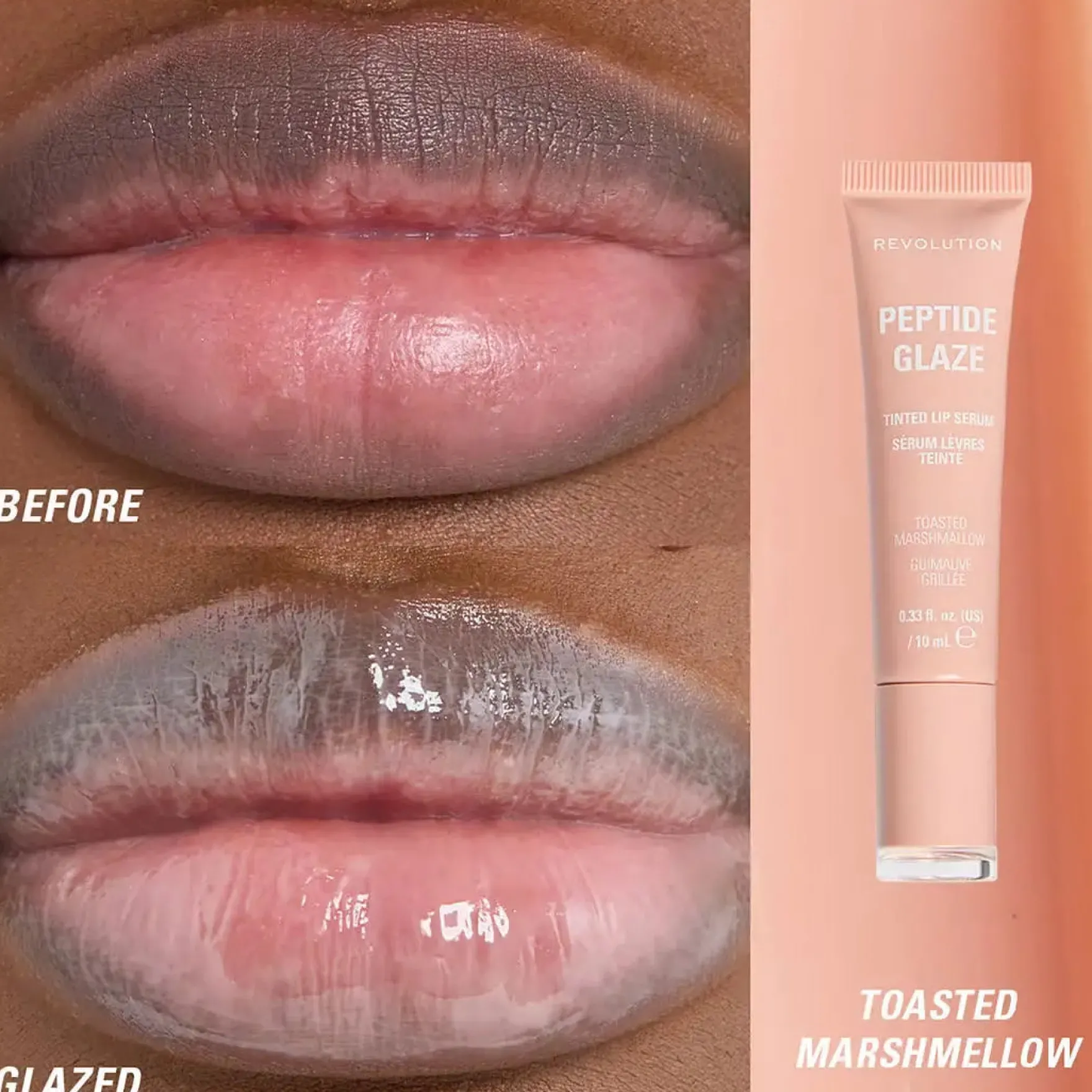 Peptide Glaze Tinted Lip Serum Toasted Marshmallow