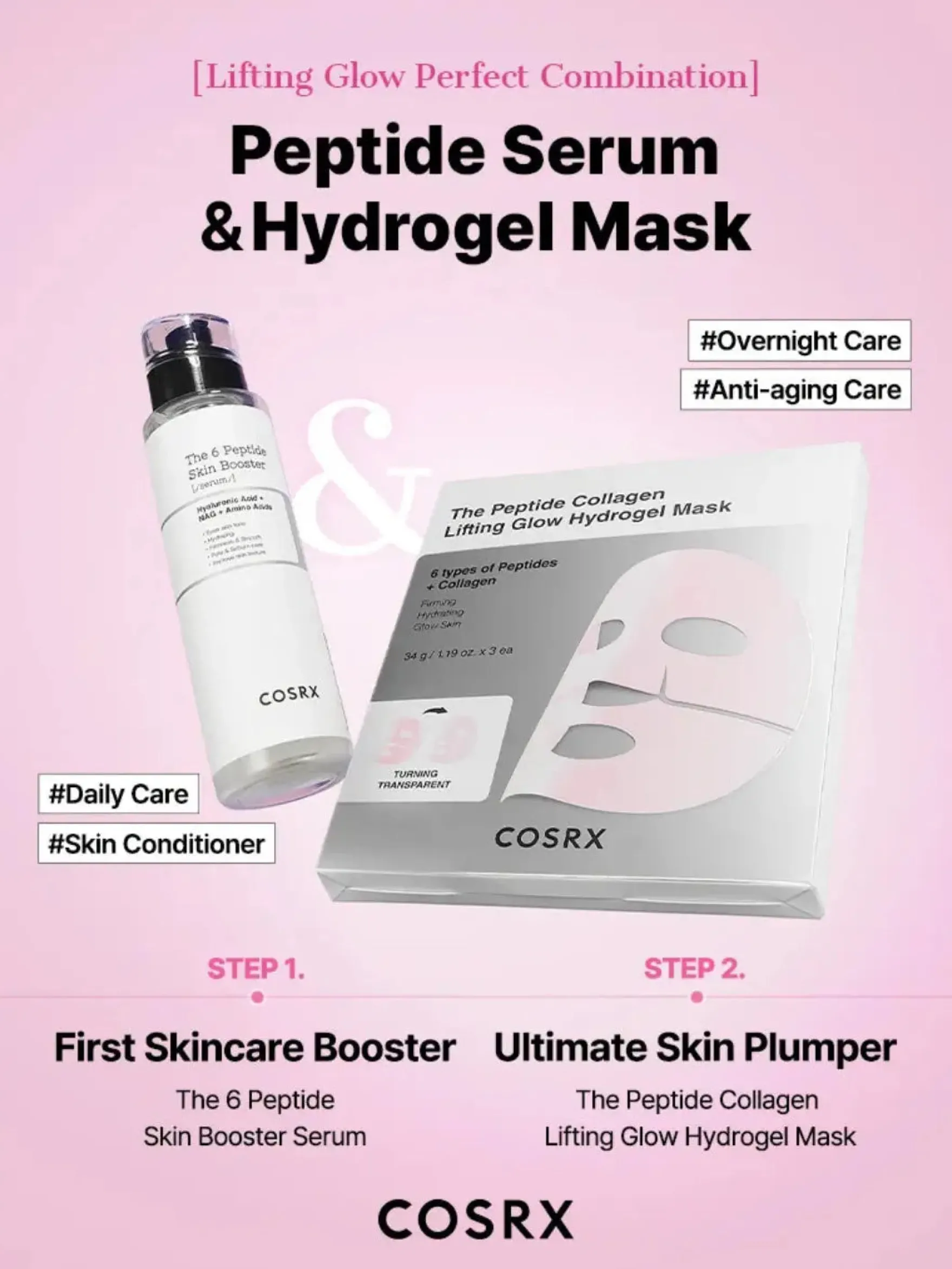 Peptide Collagen Glow Hydrogel Mask