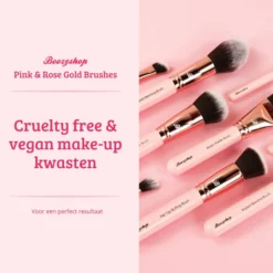 Pink & Rose Gold Angled Blending Brush