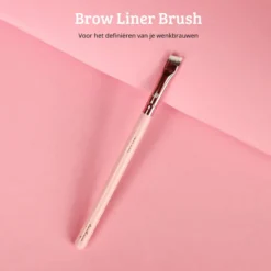 Pink & Rose Gold Brow Liner Brush