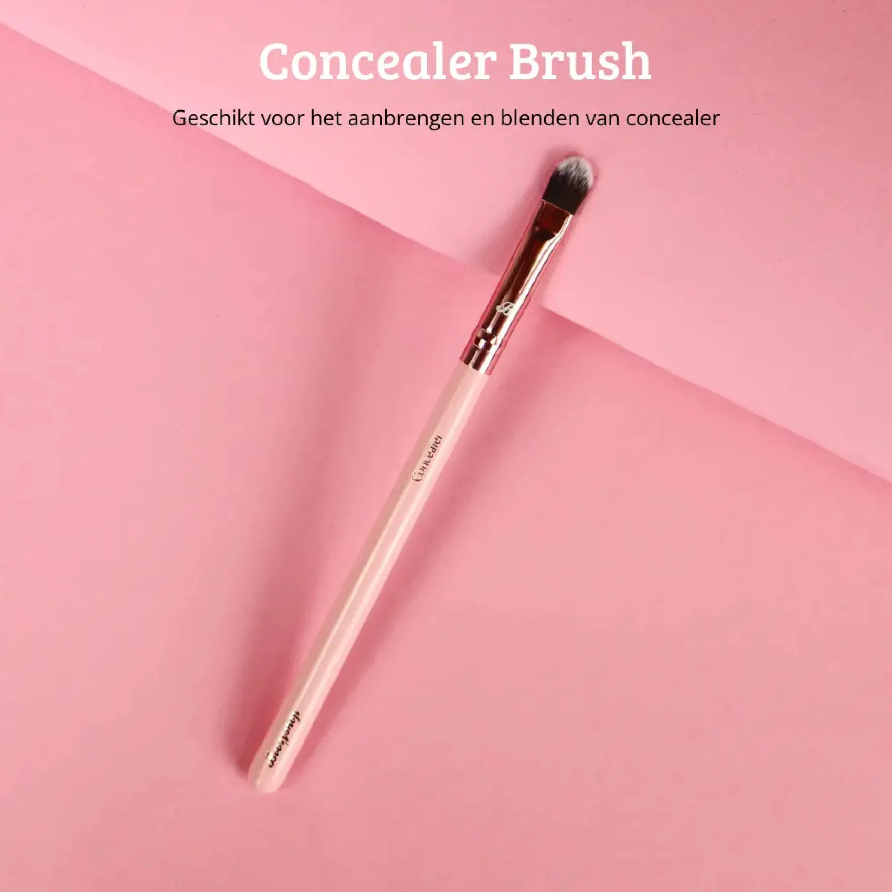 Pink & Rose Gold Concealer Brush