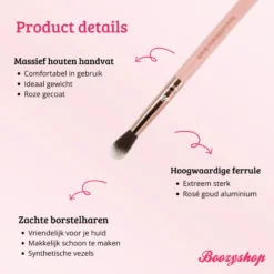 Pink & Rose Gold Tapered Blender Brush