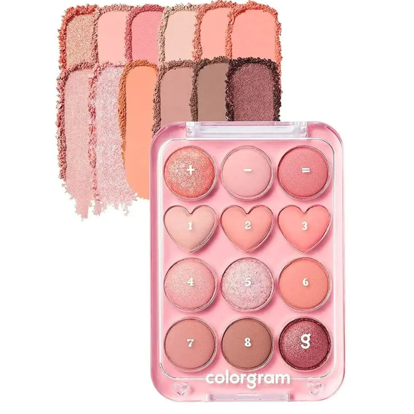 Pin Point Eyeshadow Palette 01 Peach+Coral