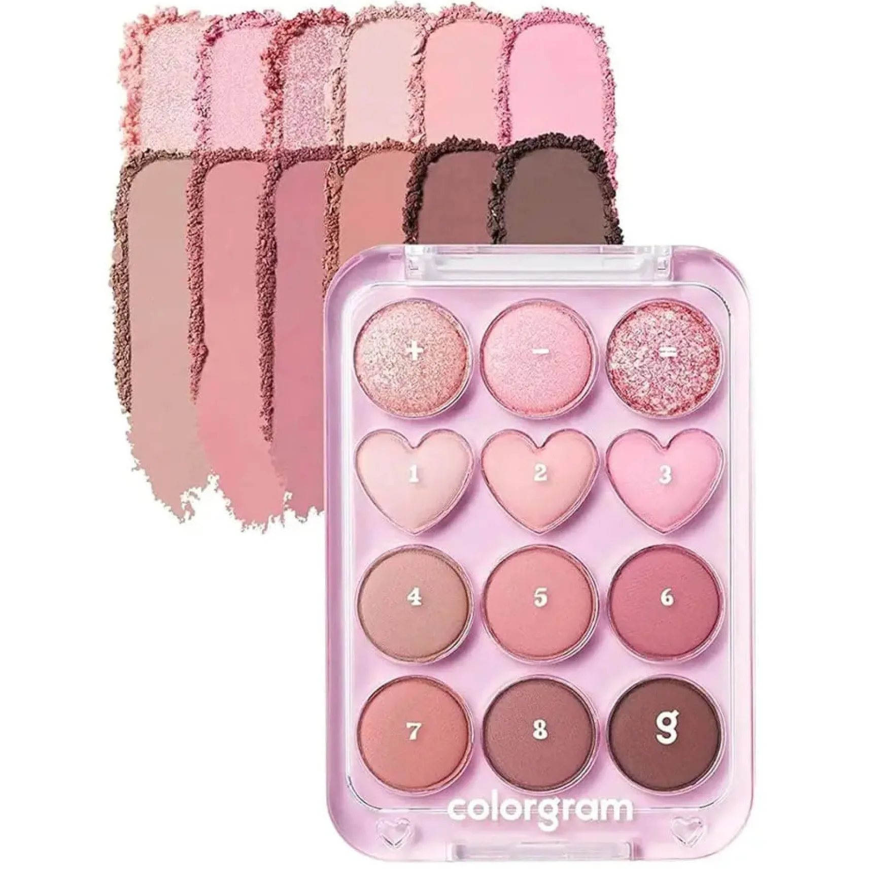 Pin Point Eyeshadow Palette 02 Pink+Mauve