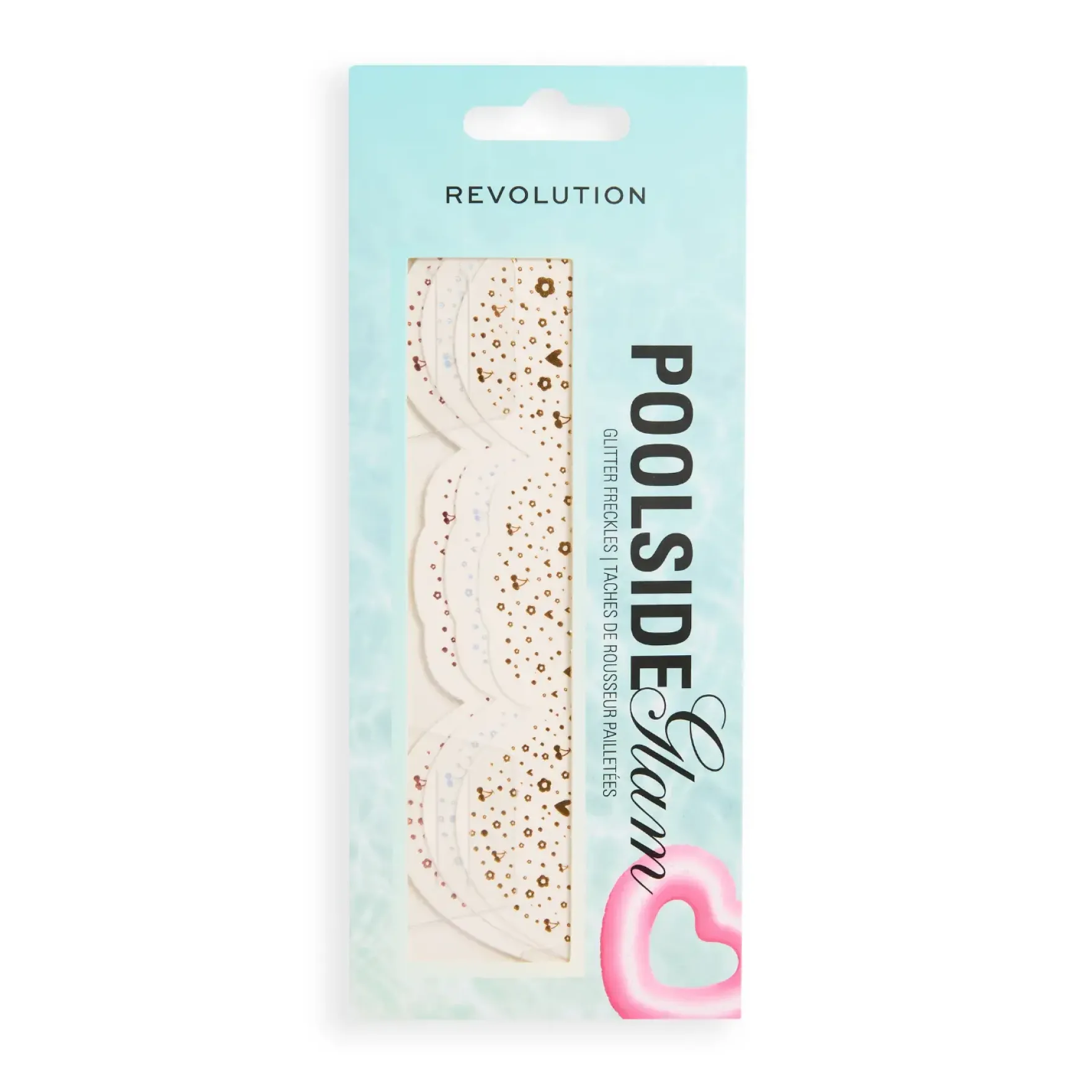Poolside Neon Glitter Temporary Freckle Tattoos