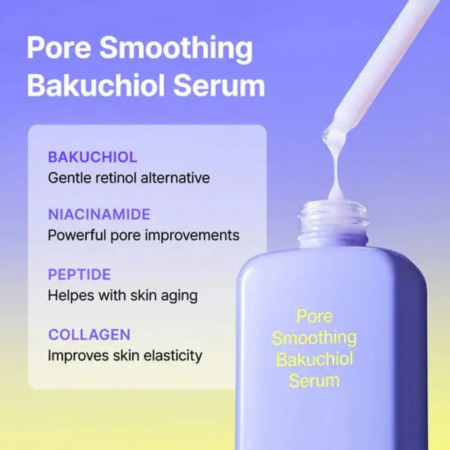 Pore Smoothing Bakuchiol Serum 10 ml.
