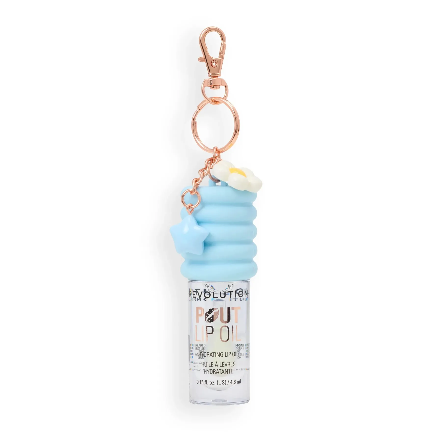 Pout Lip Oil Lychee Clear With Blue Charm