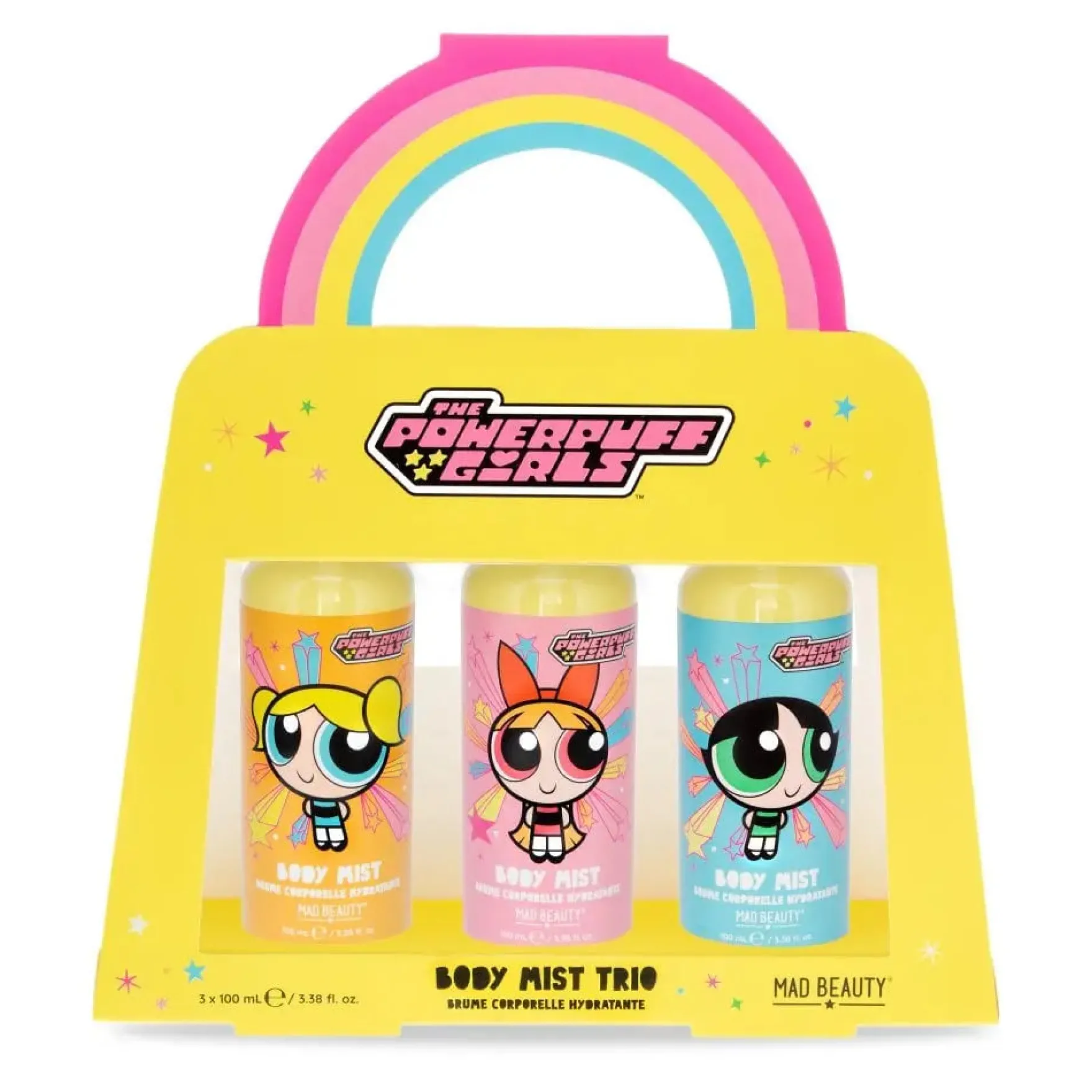 Powerpuff Girls Super Cute Body Mist Trio