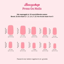 Press On French Nails Ombre Soft Pink