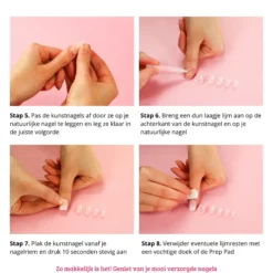 Press On French Nails Ombre Soft Pink