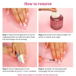 Press On French Nails Ombre Soft Pink