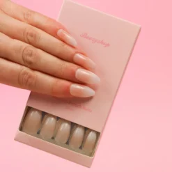 Press On French Nails Ombre Nude