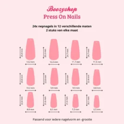 Press On French Nails Panther