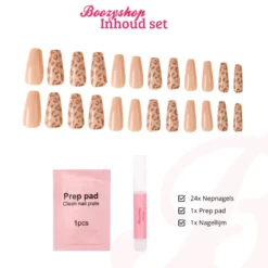 Press On French Nails Panther