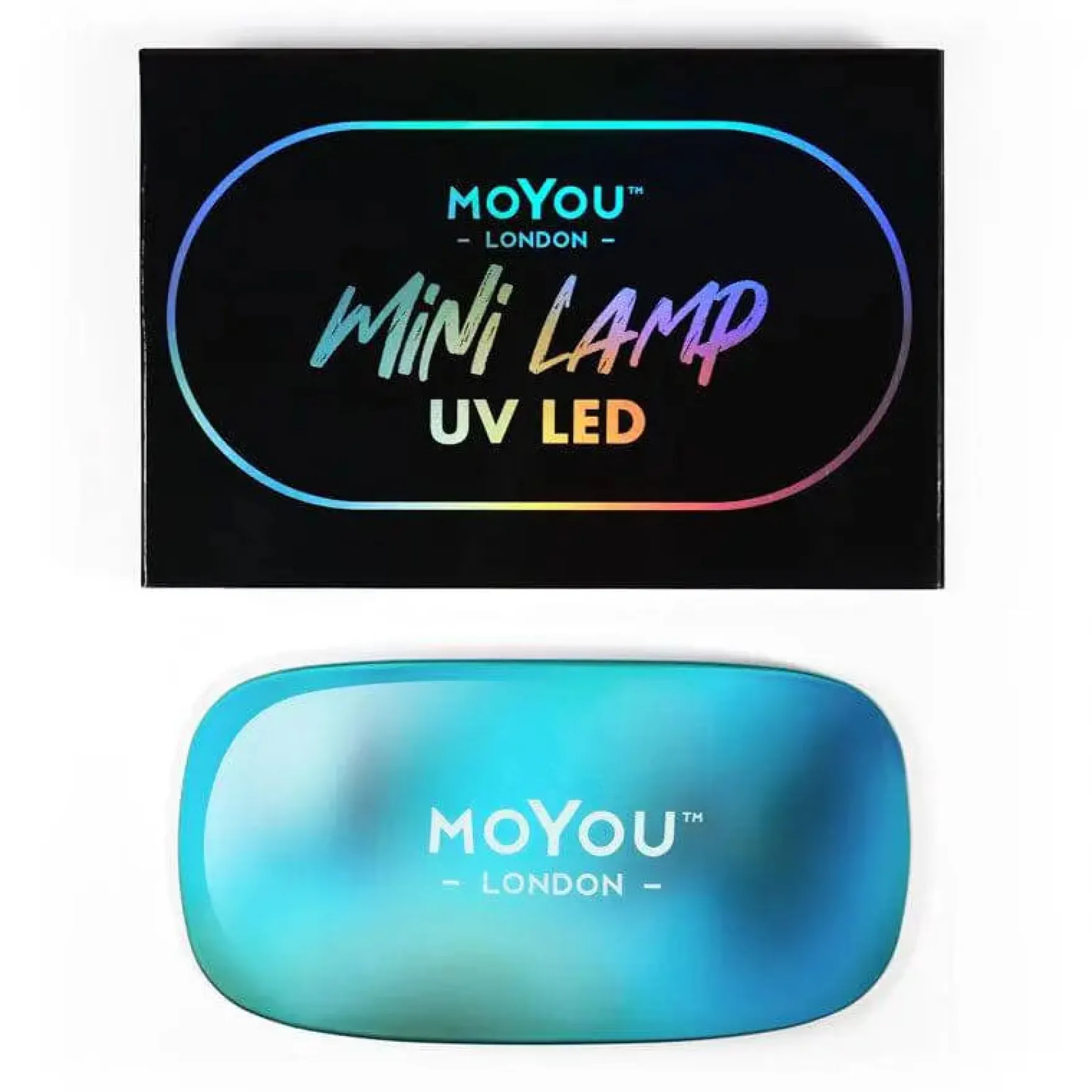 Press On Turquoise UV Lamp