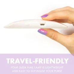 Press On Turquoise UV Lamp