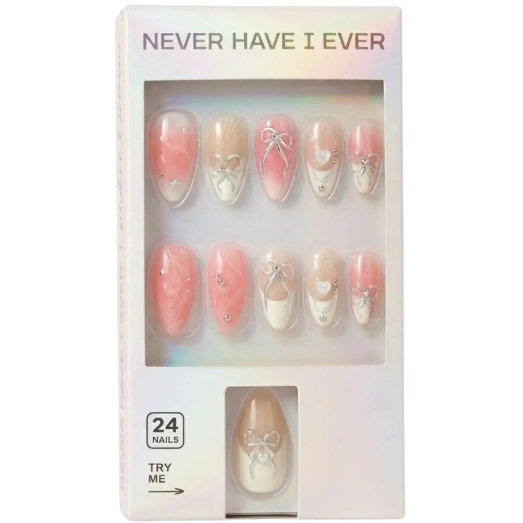 Press-On Nails Ballerina Slipper